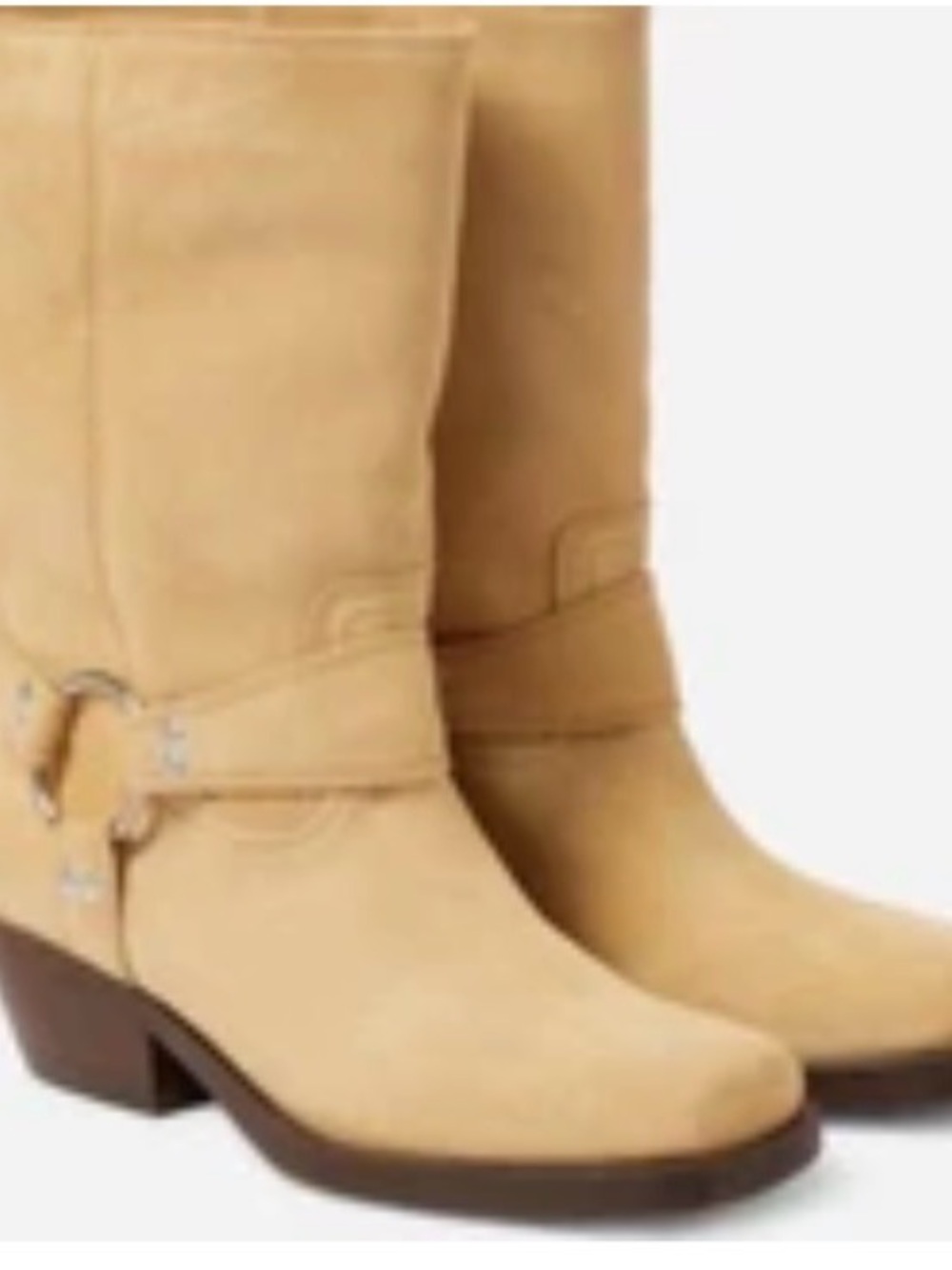 Isabel Marant - Pre-loved Women Antya Suede Biker Boots - 39